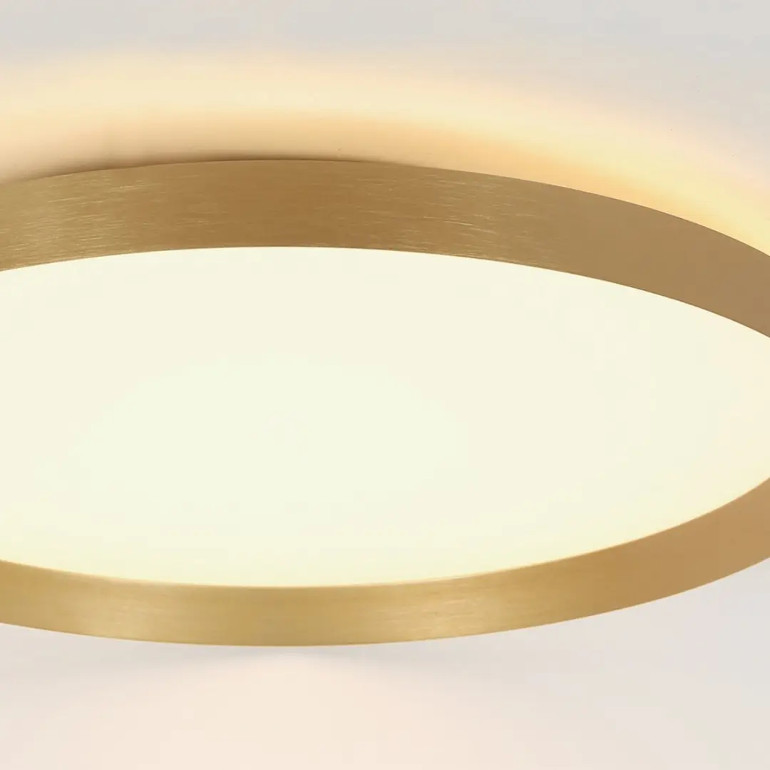 Steinhauer Plafonnière Flady 4367GO - 2000 Lumen - Ø30cm - Goud - afbeelding 6 van 6