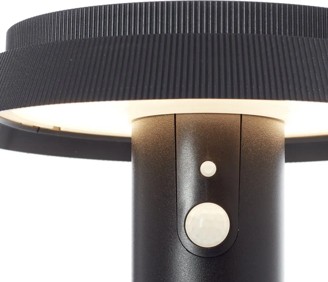 Brilliant Alvero Buiten Sokkellamp - 4W LED - 500lm - Zwart