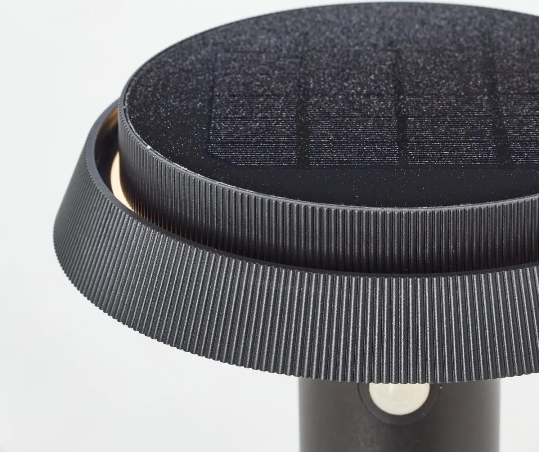 Brilliant Alvero Buiten Sokkellamp - 4W LED - 500lm - Zwart