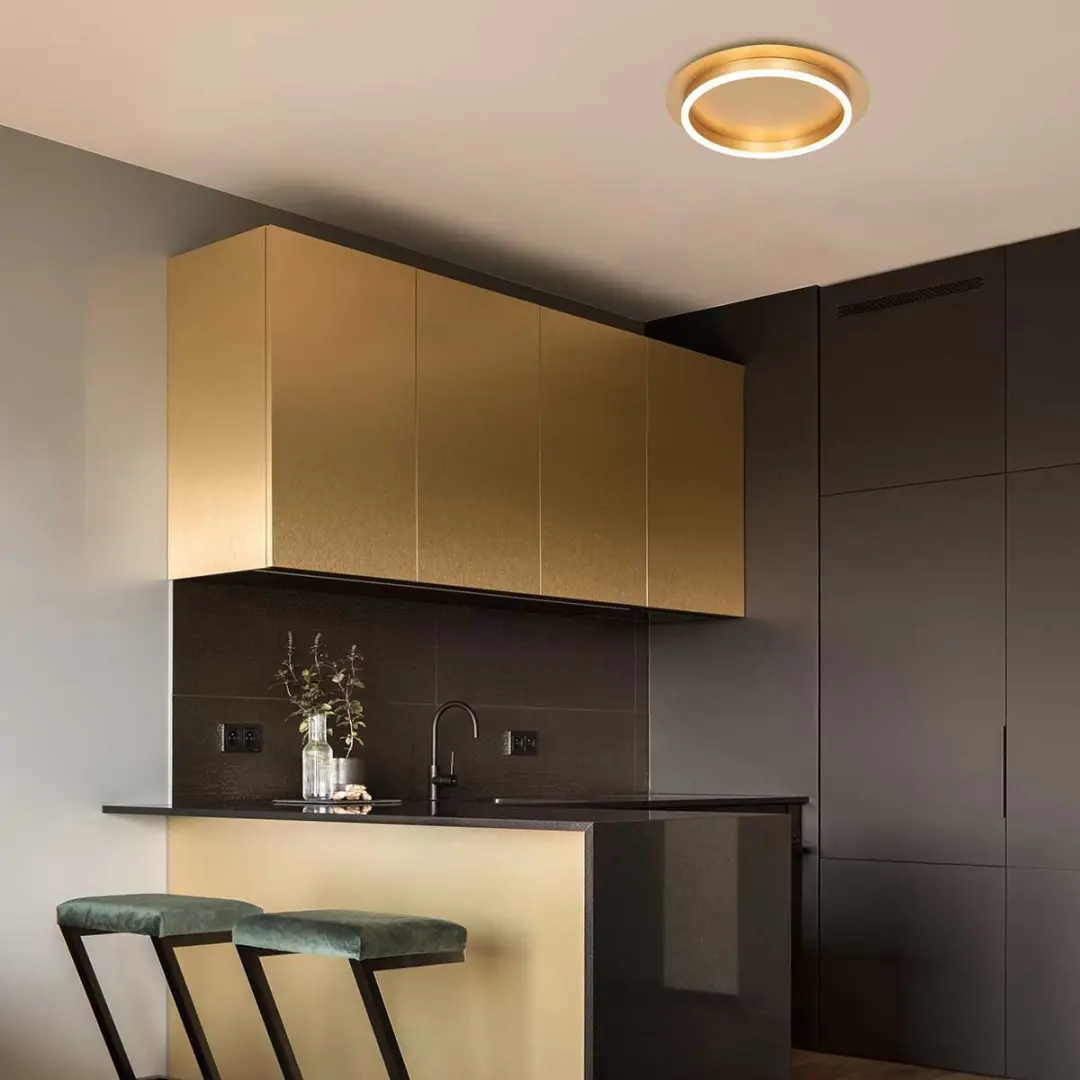 Steinhauer Ringlux 3655GO Plafondlamp - Ø32cm - Goud
