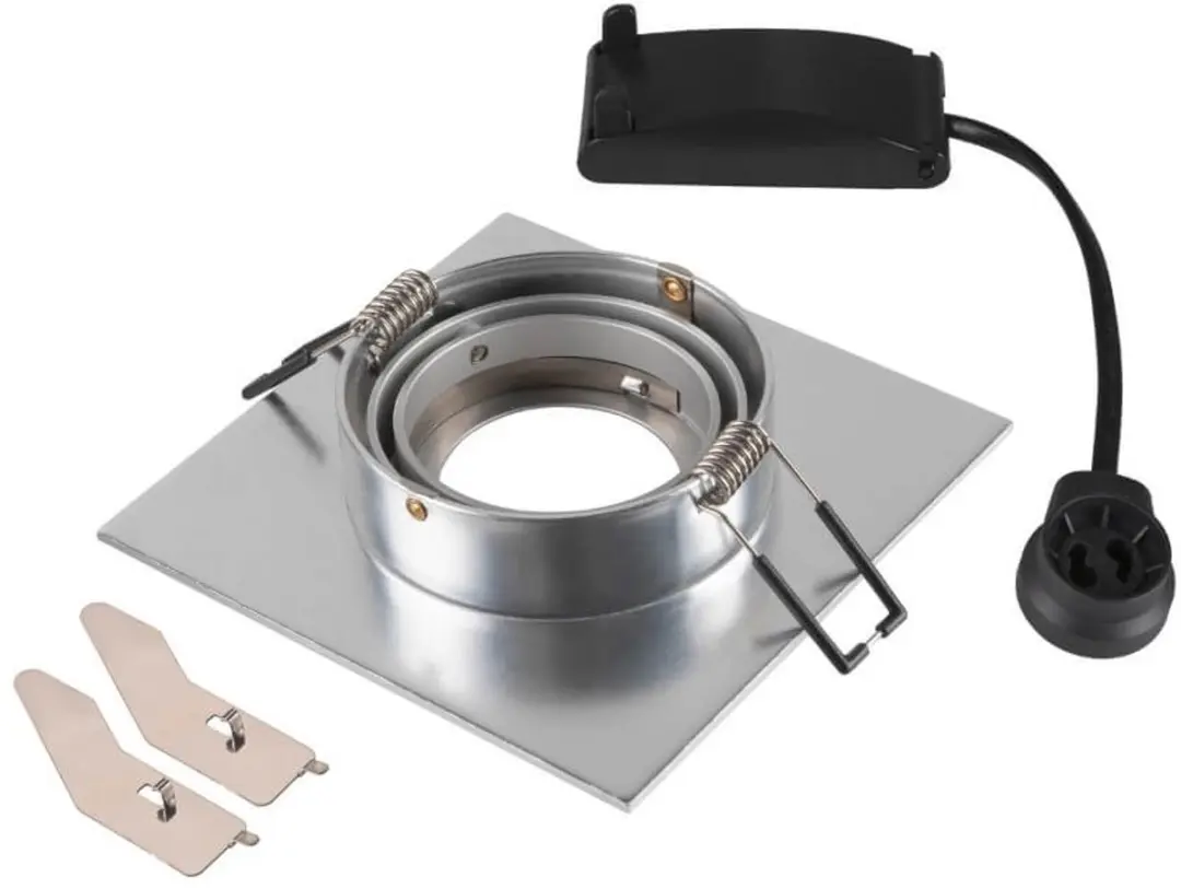 SLV XL GU10 Inbouwspot 10W - Kantelbaar - 75mm Aluminium - Wit