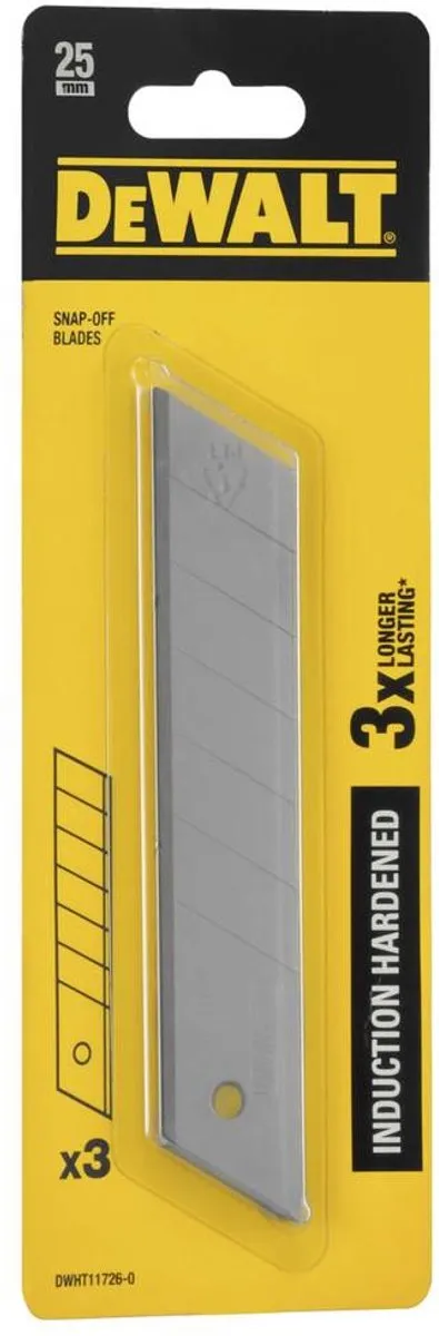DeWalt DWHT11726-0 Reserve Afbreekmesjes 25mm - 3 Stuks