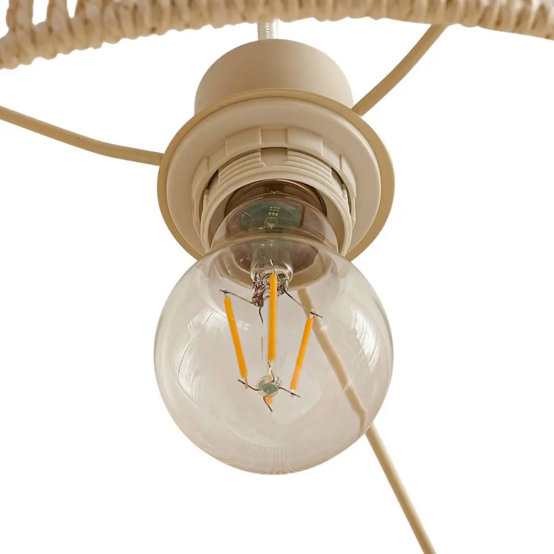 Lindby Hanglamp Papier Metaal 1 Licht E27