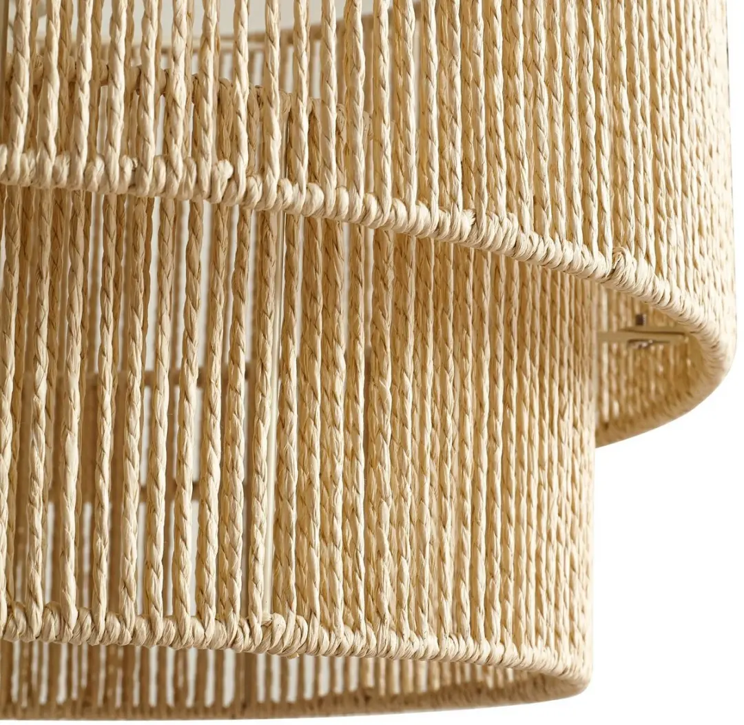 Lindby Hanglamp Papier Metaal 1 Licht E27 - Beige