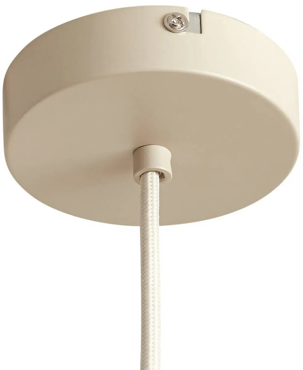Lindby Hanglamp Papier Metaal 1 Licht E27 - Beige