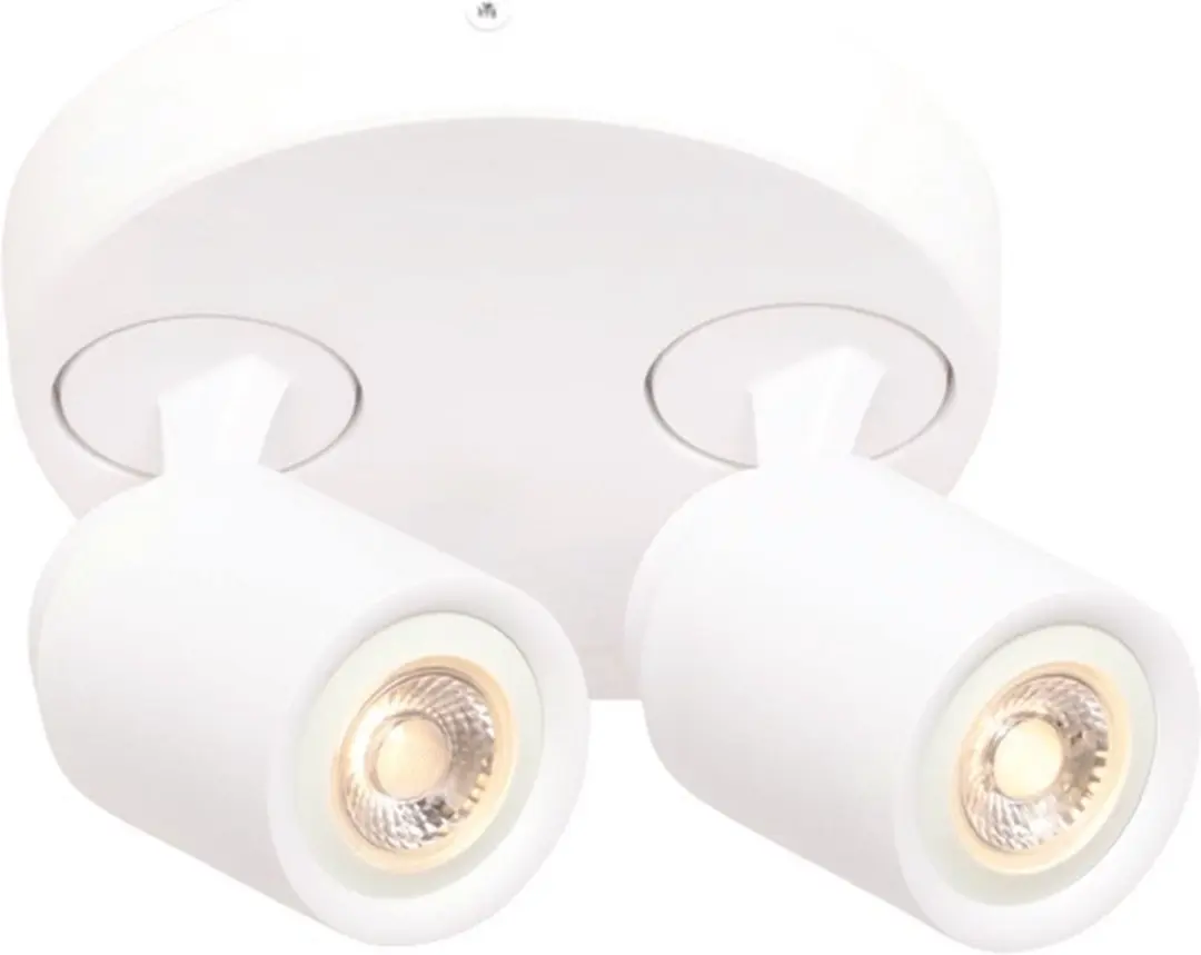 Freelight Spot Razza 2 GU10 - 2 Lichtpunten Ø17cm - Wit