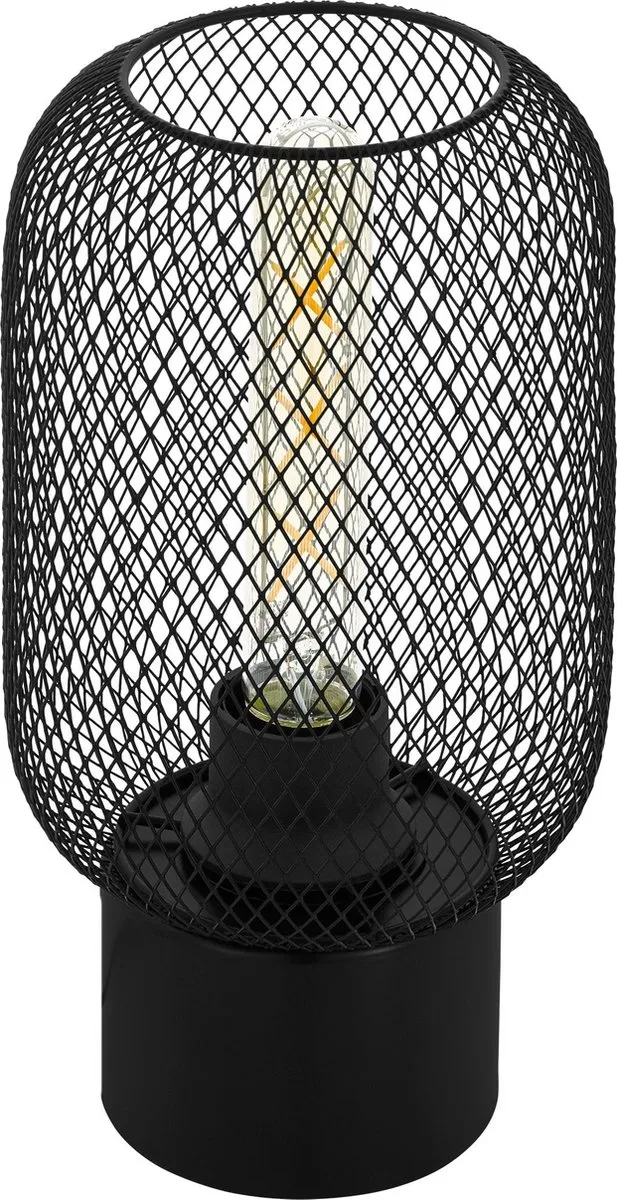 Eglo Wrington Tafellamp E27 - 28,5 cm - Zwart
