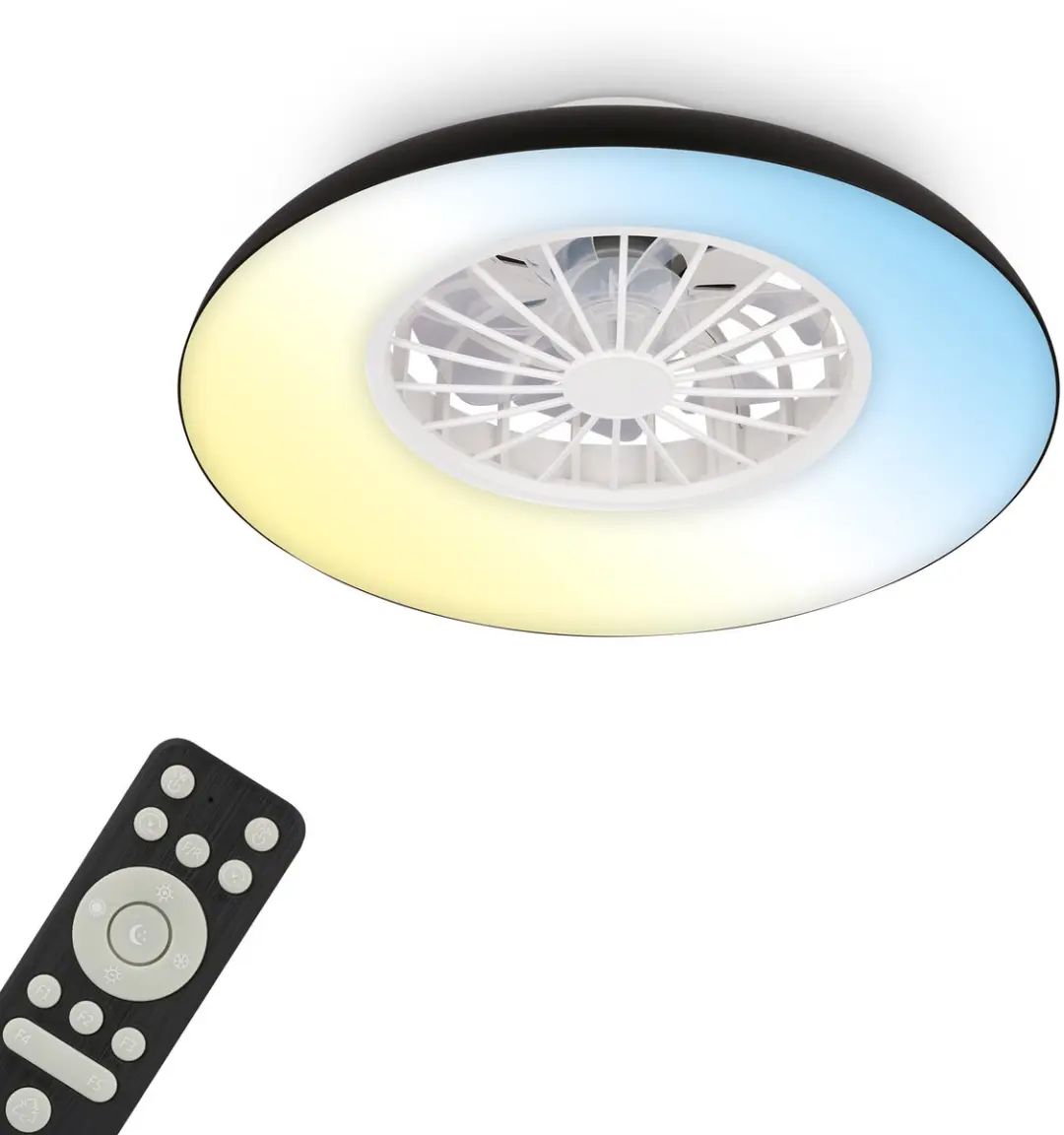 Briloner Windora Plafondventilator met LED Verlichting 48,5cm