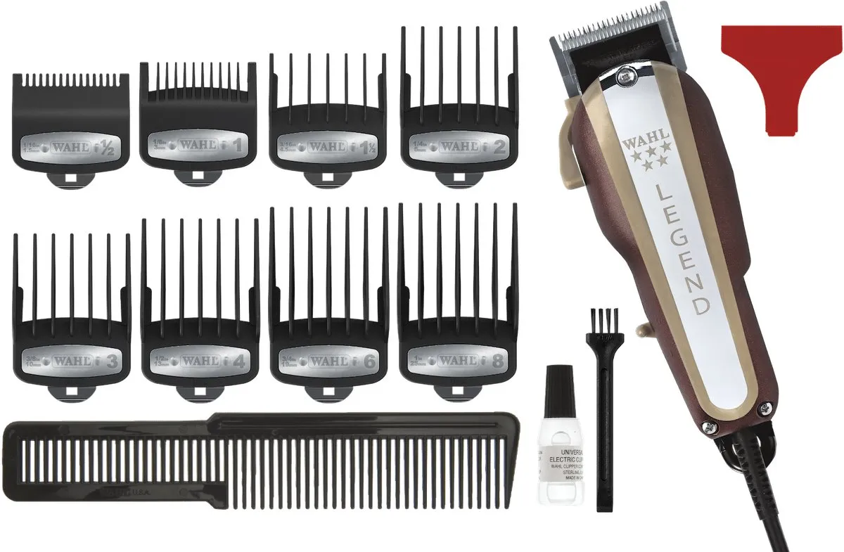 Wahl Legend Tondeuse Bekabeld 5-Star - Rood