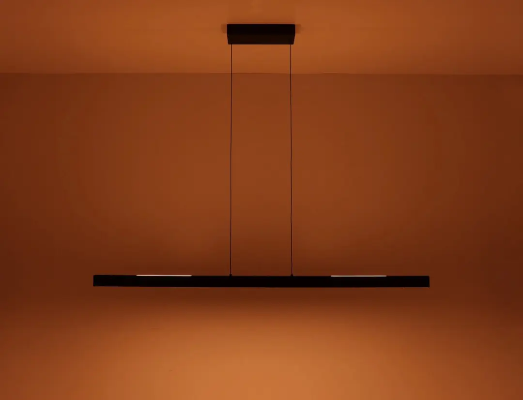 Freelight Tindra Hanglamp 120cm - Zwart - 3 Lichtpunten