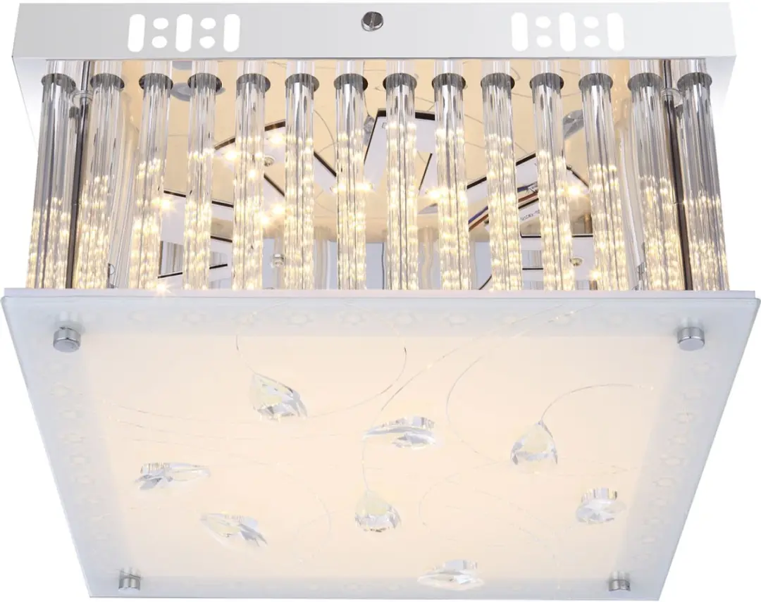 Globo Heidir Design LED Plafondlamp - 18W - Zilver