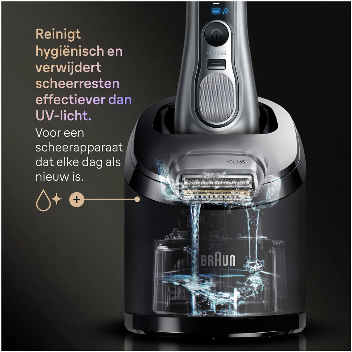 Braun Series 9 PRO+ 9667CC Scheerapparaat - Zilver - afbeelding 6 van 6