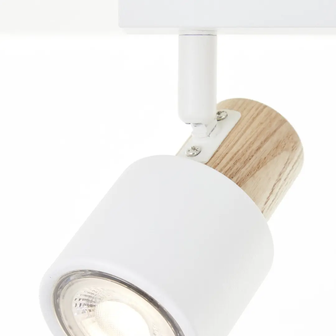 Brilliant Pini Plafondspotbalk GU10 - 2x24W - Wit Mat - afbeelding 6 van 6
