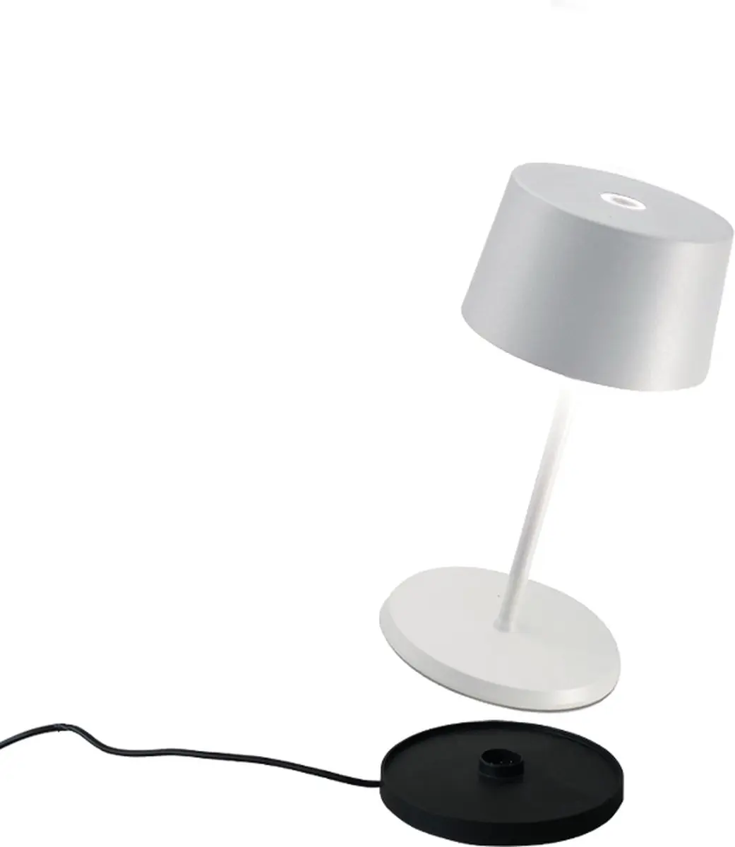 Zafferano Olivia Mini Oplaadbare LED Tafellamp