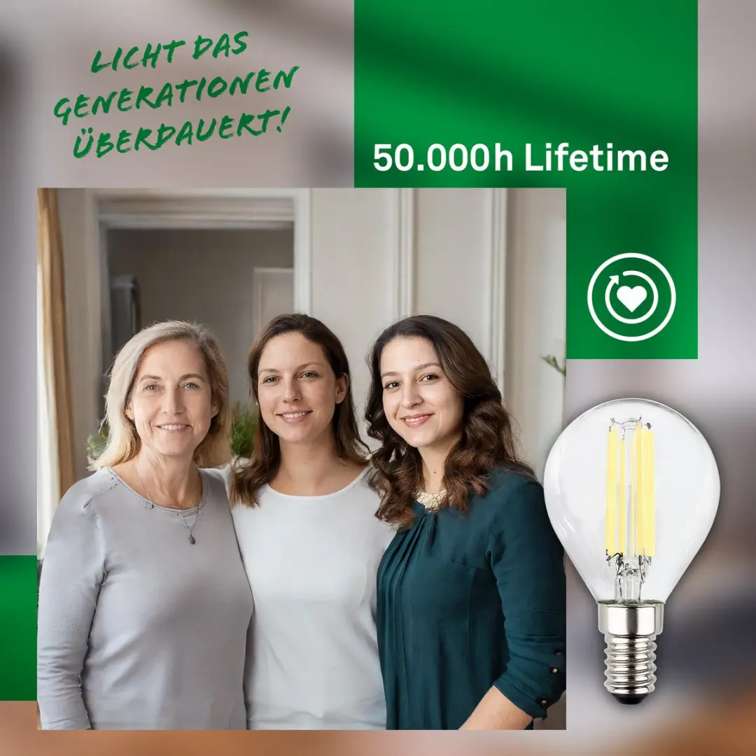 Briloner Ultra Efficient LED Lamp E14 2.5W - 2 Stuks - afbeelding 6 van 6