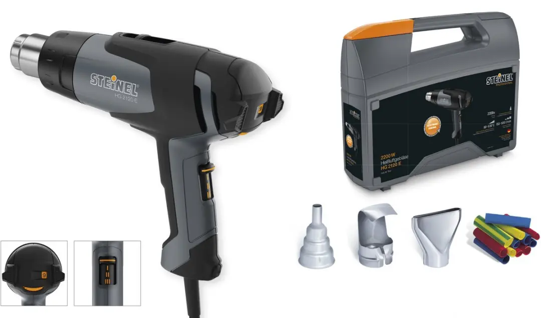 Steinel HG2120E + GlueMatic 1011 Heetluchtpistool & Lijmpistool - 2200W