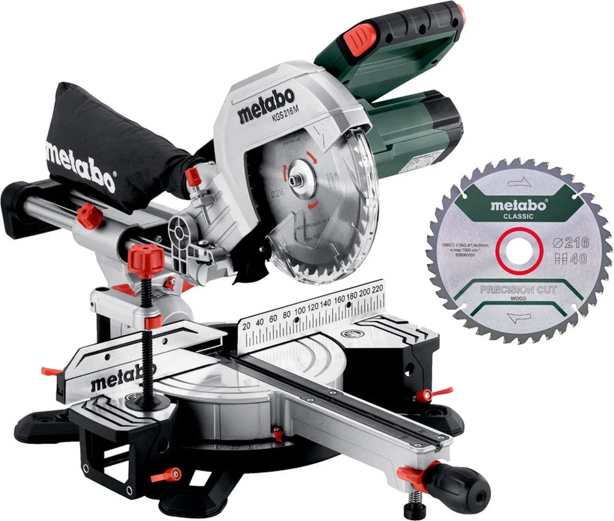 Metabo 613216900 Afkortzaag 1200W 216mm
