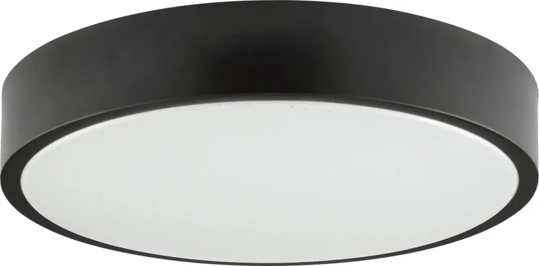 Brilliant Slimline Starry Plafondlamp 6W - Ø29cm - Wit/Zwart