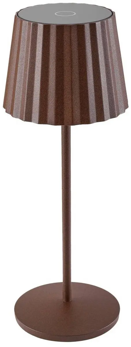 Lindby Terraslamp Roestbruin - 1 Lichtpunt - Dimbaar