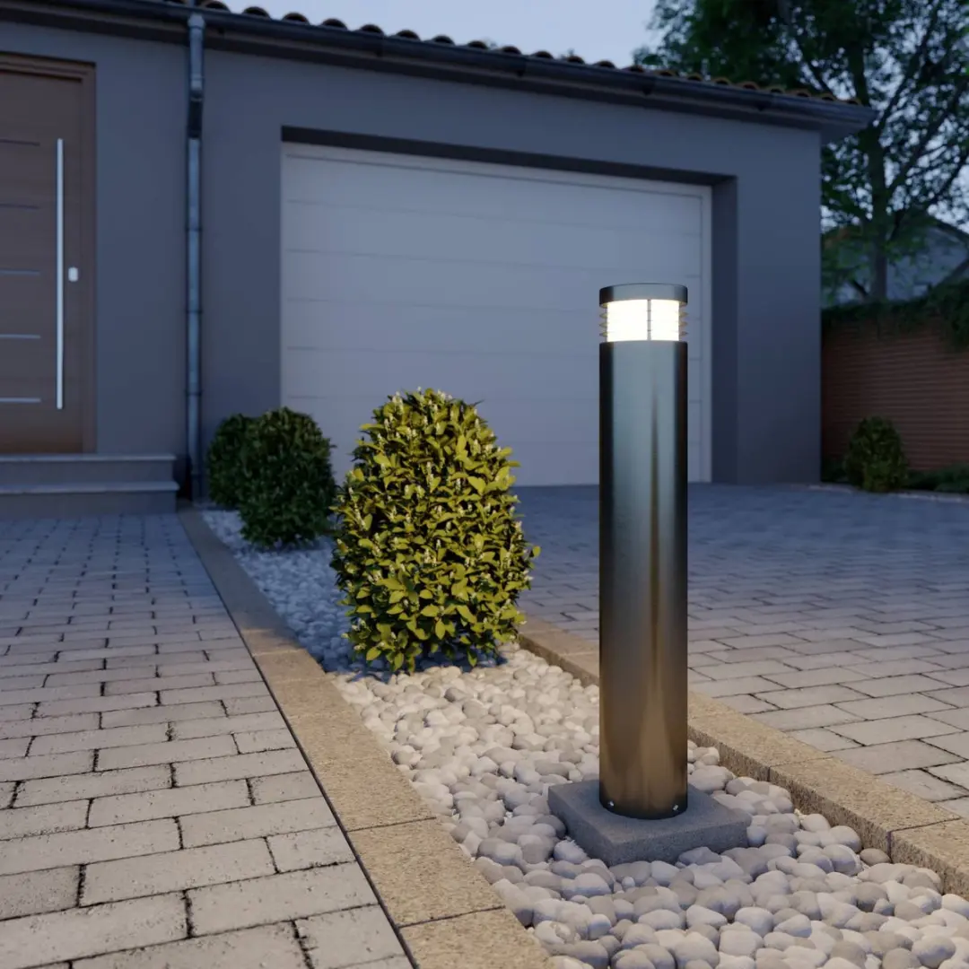ARCCHIO Padverlichting Zuillamp Roestvrij Staal 60cm E27