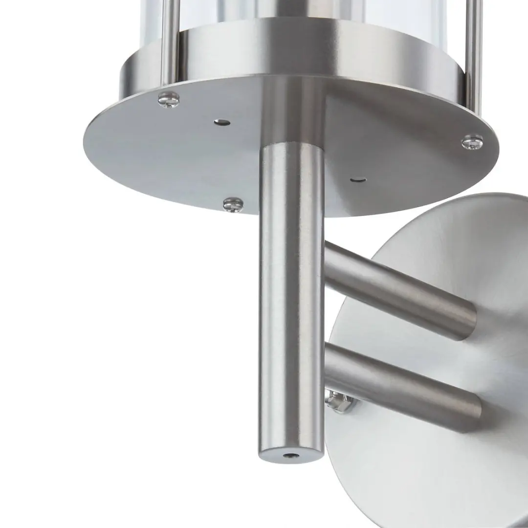 Lindby Wandlamp Buiten Roestvrij Staal 1 Licht E27