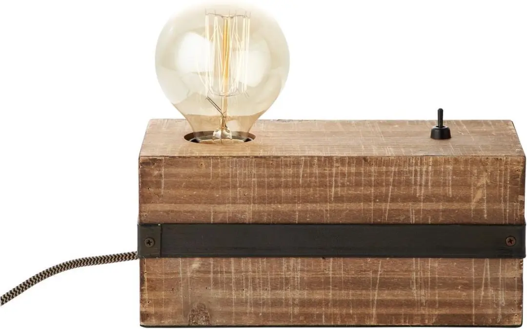 Brilliant Woodhill Tafellamp - Zwart