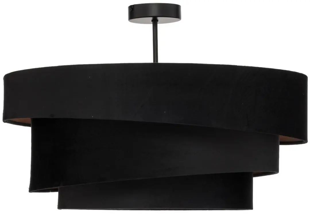 Lindby Plafondlamp 3-Lichts - Ø56cm - Zwart/Goud