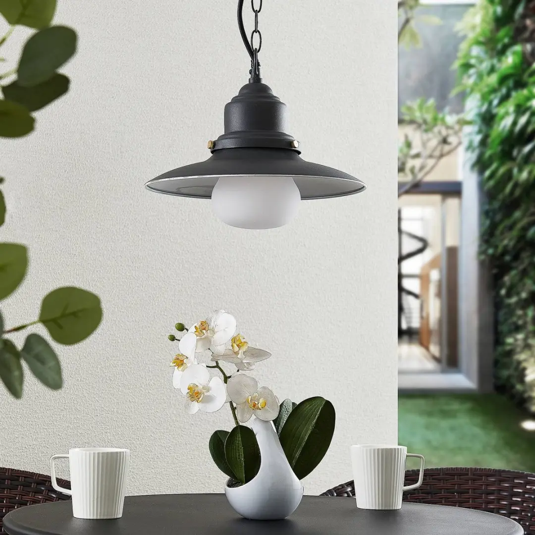 Lindby Hanglamp Buiten 1 Licht E27