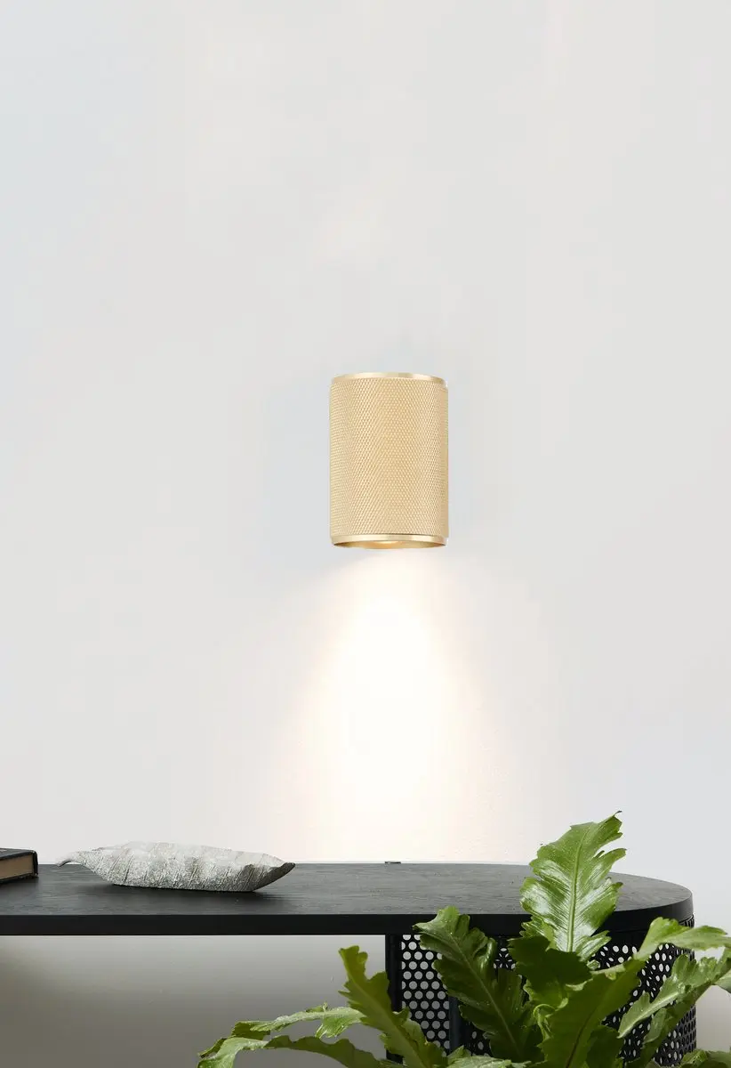 Brilliant Marty Wandlamp GU10 5W - Goud/Zwart