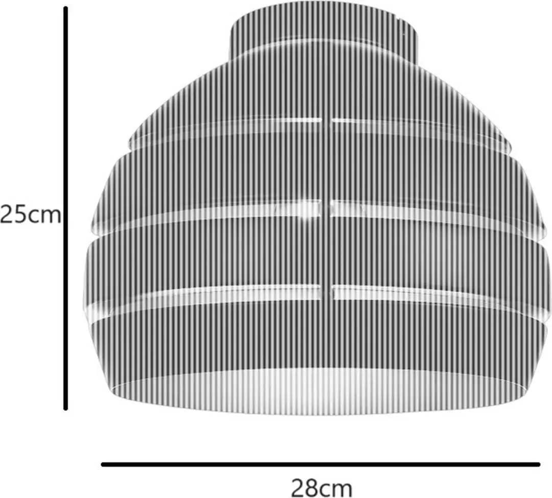 Freelight Plafondlamp Djarin Ø28cm - Zwart/Goud