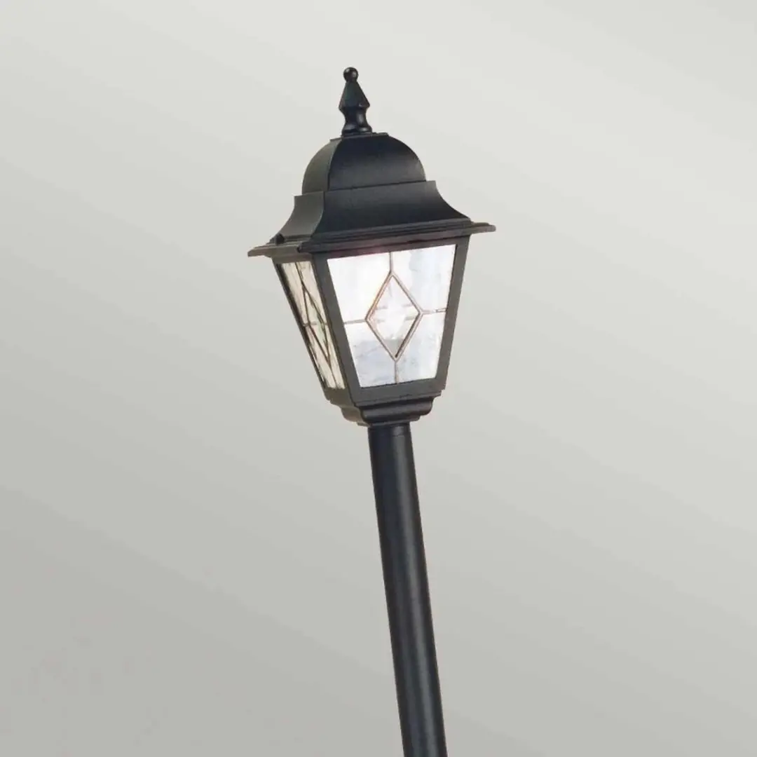 Elstead Lighting Norfolk LED Tuinpilaar E27 60W - IP44 Zwart