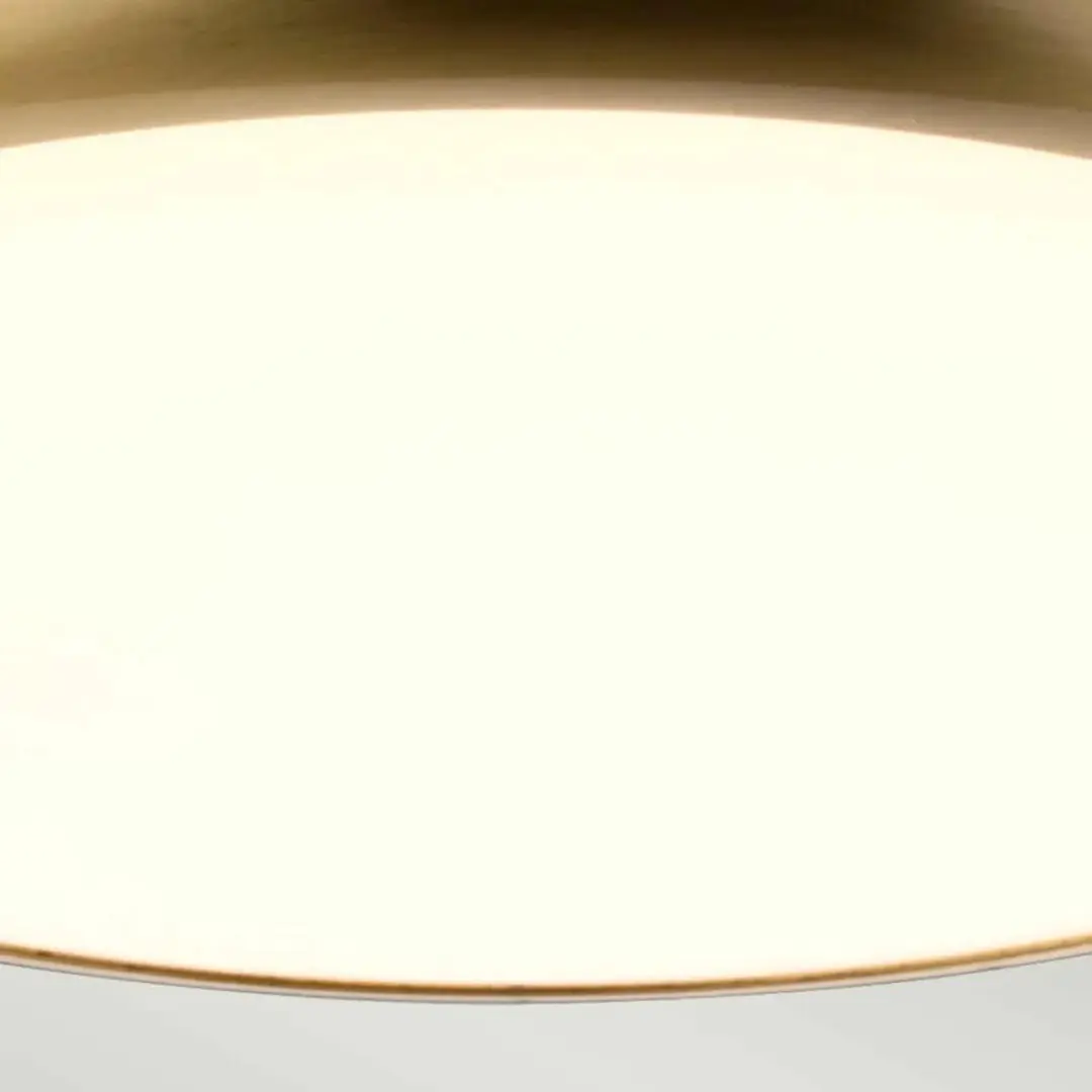 Elstead Lighting Welland LED Plafondlamp 12W - Mat Aged Brass