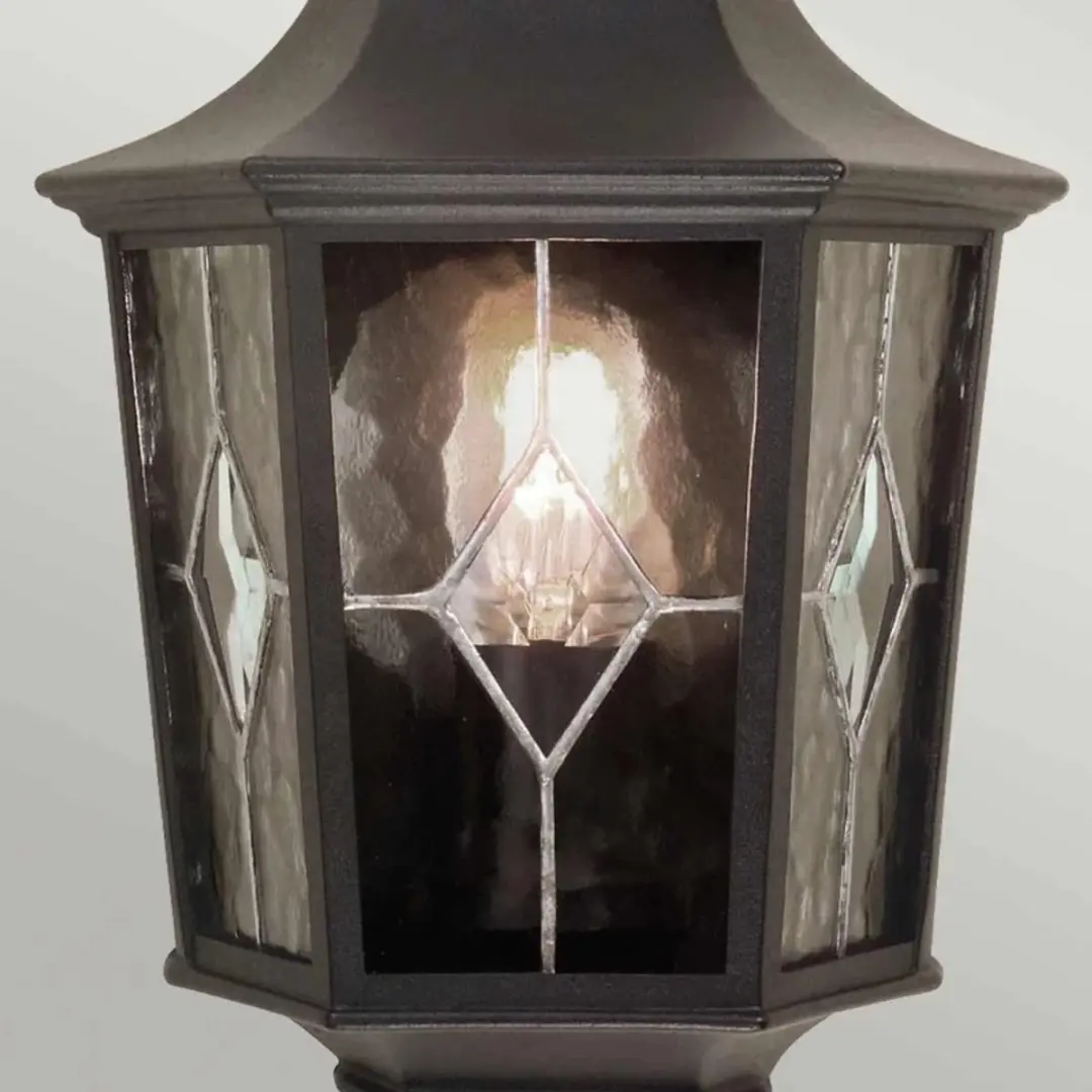 Elstead Norfolk LED Buitenlamp E27 60W - IP44 - Dimbaar - Zwart