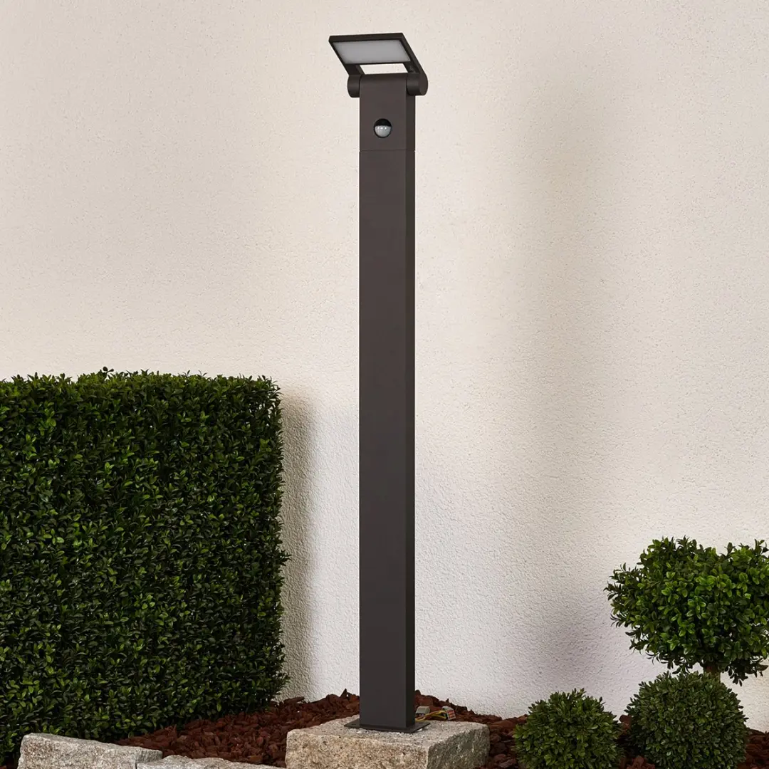 Lucande Padverlichting Zuillamp 8.6W - 48 LED Grafietgrijs/Wit