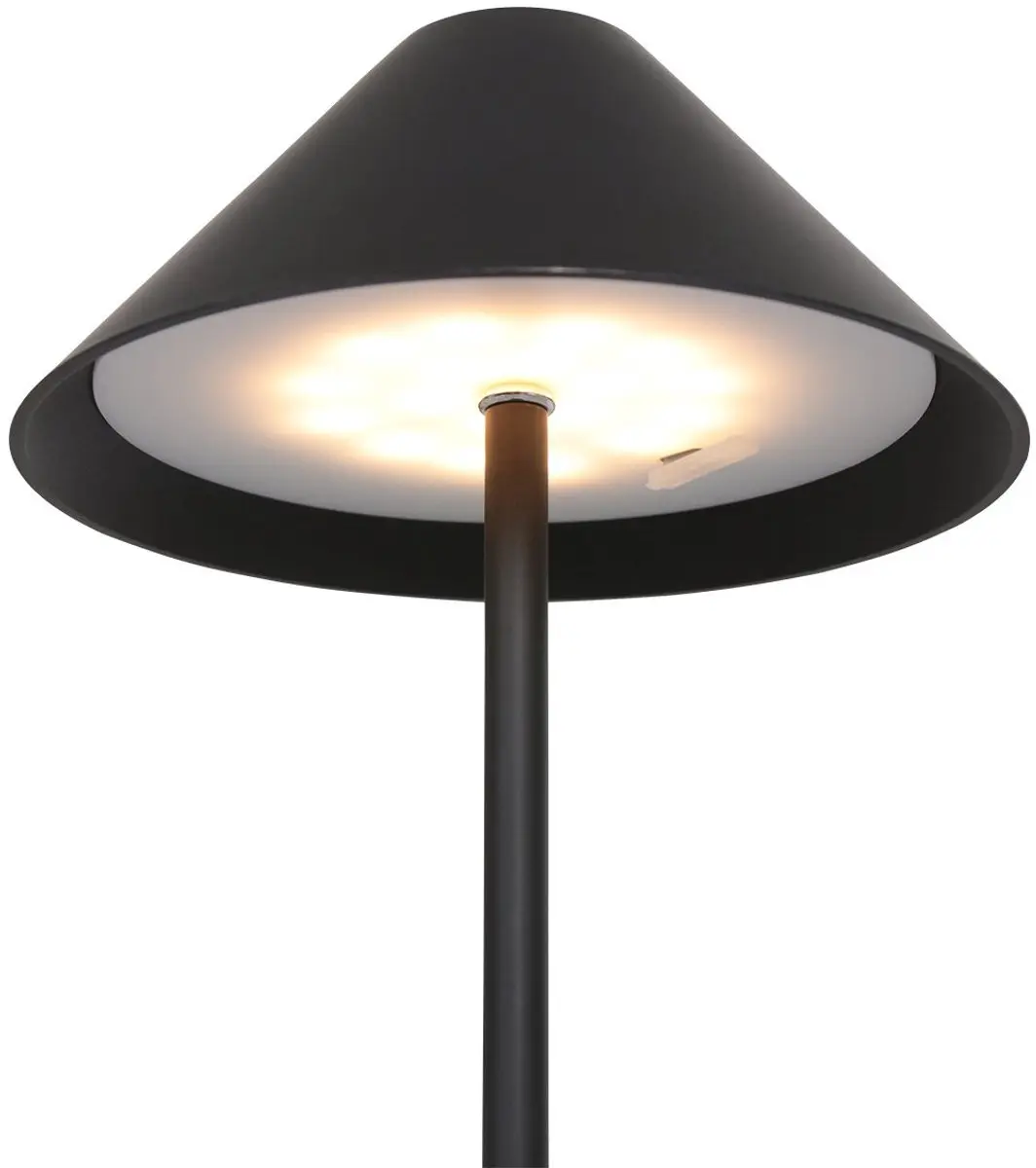 Steinhauer Ancilla 3353ZW Tafellamp - Oplaadbaar Zwart - afbeelding 6 van 6