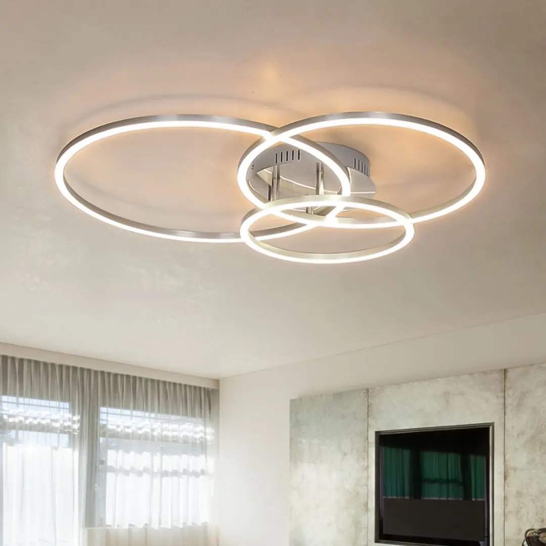 Globo Plafondlamp 3-vlammen Ring Design - 1770 Lumen Warm Wit