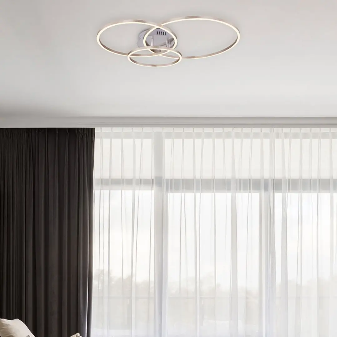 Globo Plafondlamp 3-vlammen Ring Design - 1770 Lumen Warm Wit - afbeelding 6 van 6