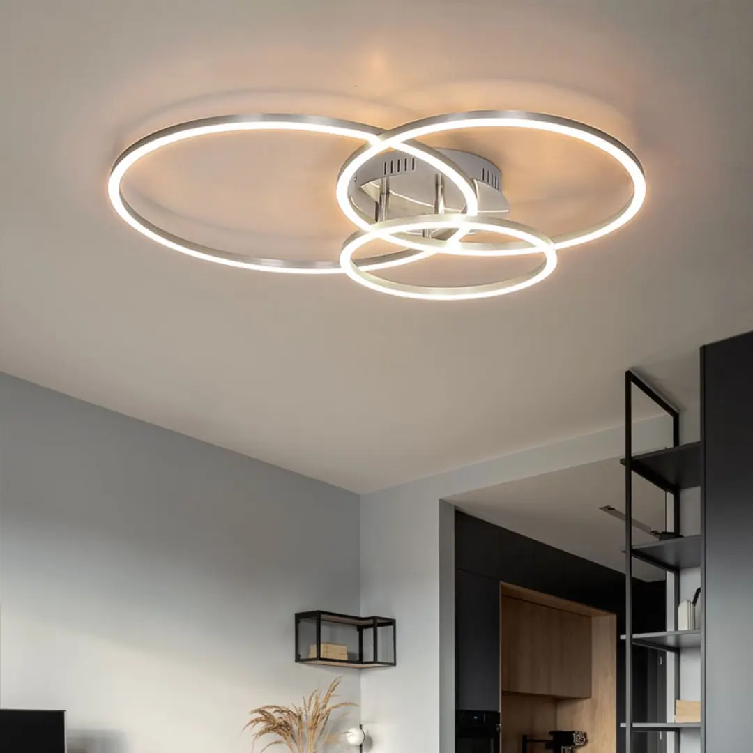 Globo Plafondlamp 3-vlammen Ring Design - 1770 Lumen Warm Wit