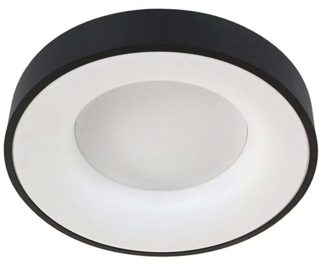 Steinhauer Plafondlamp Ringlede 3086ZW - Ø30cm - Zwart - afbeelding 6 van 6