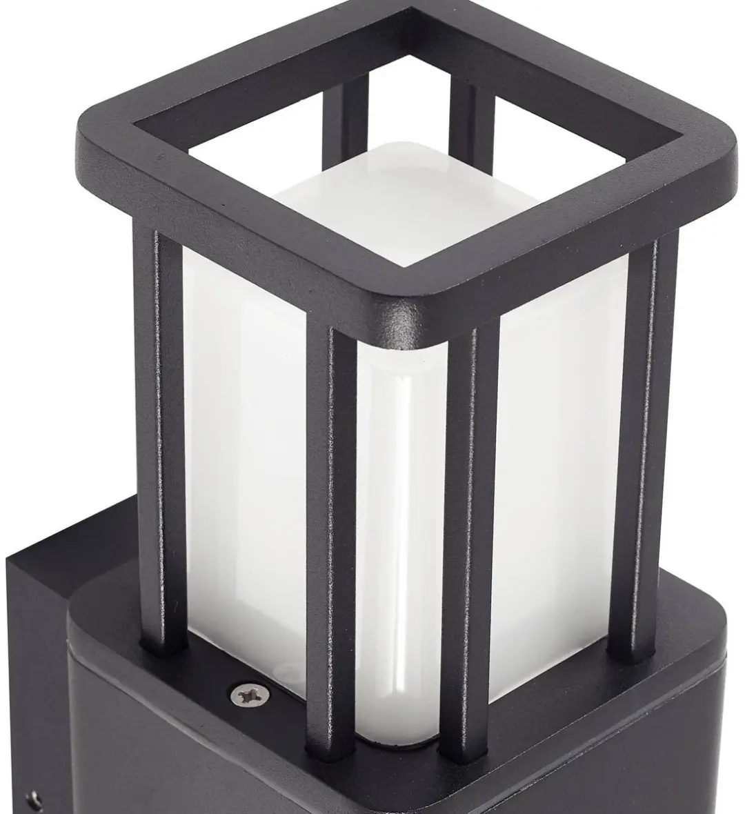 Lucande LED Wandlamp Buiten 10W - Zwart