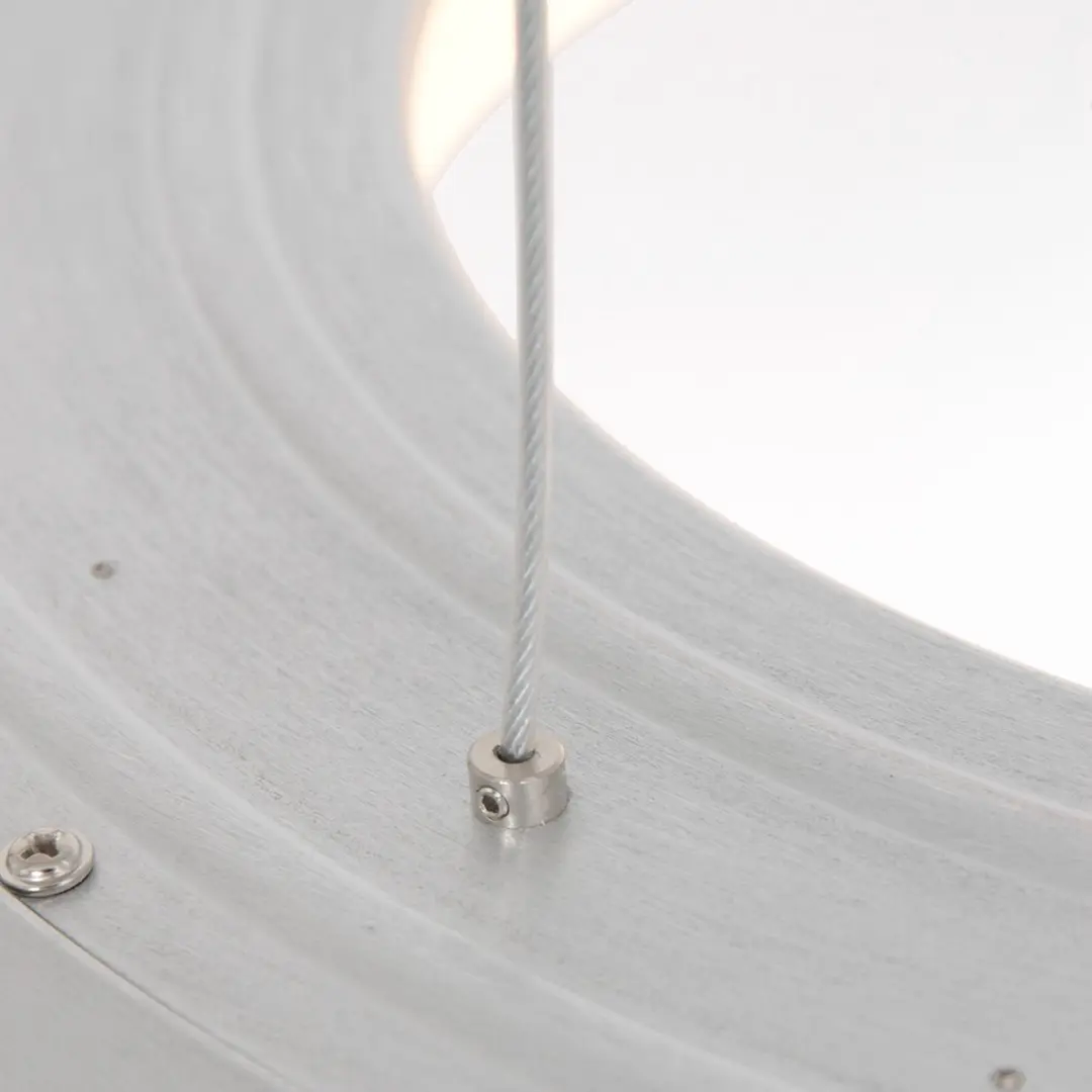 Steinhauer Hanglamp Ringlede 2695ZI - Zilver - Ø48cm