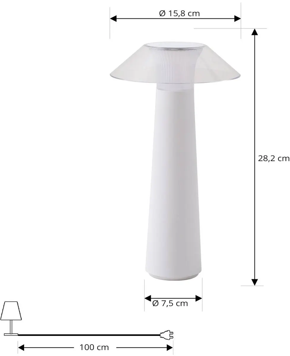 Lindby Terraslamp met Dimmer 1 Licht