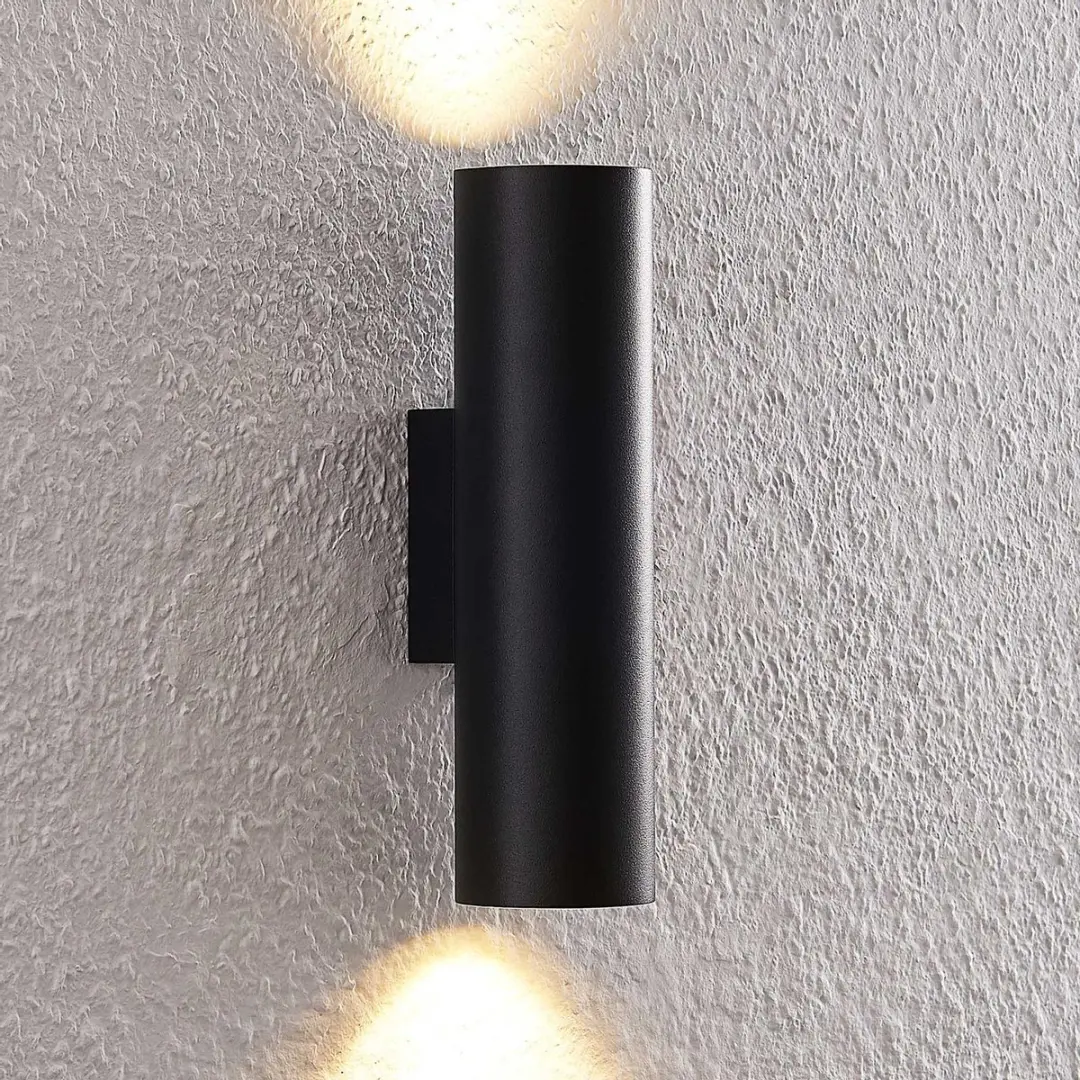 ARCCHIO Wandlamp Brinja 2x GU10 - 22,5 cm - Zwart