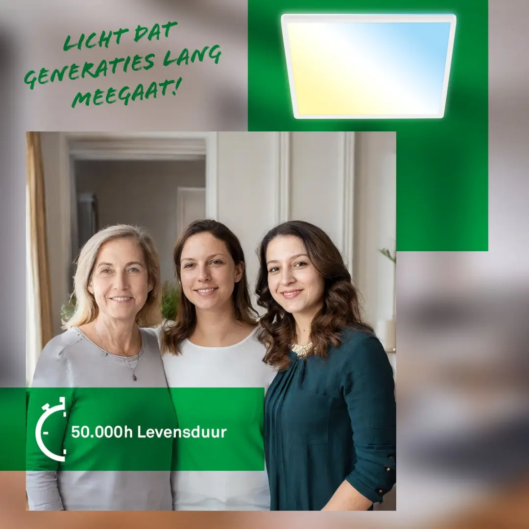 Briloner Tava A LED Plafondlamp 42cm - CCT - Warm wit