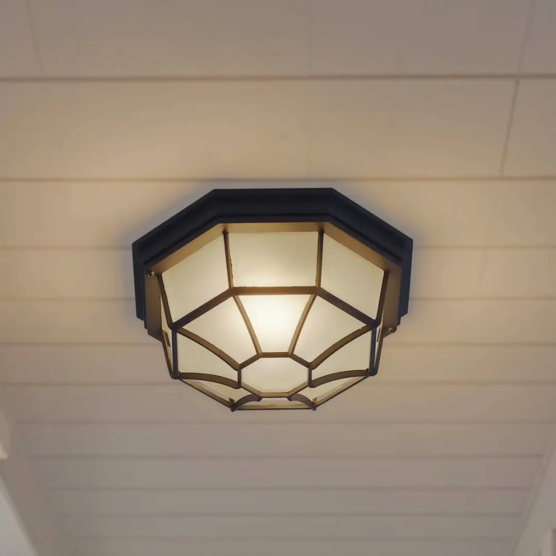 Lindby Idril Buitenplafondlamp – Antraciet - afbeelding 6 van 6