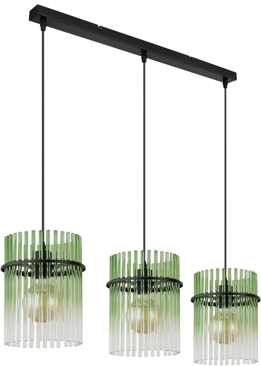 Globo Gorley Hanglamp 3x E27 - Groen