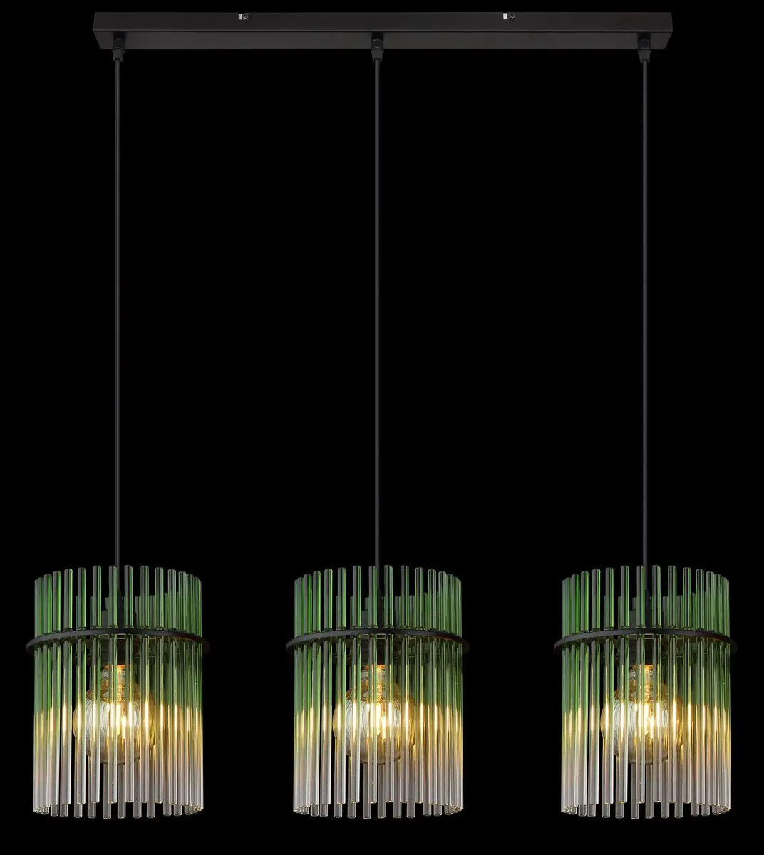 Globo Gorley Hanglamp 3x E27 - Groen