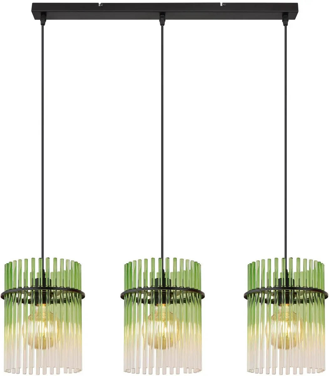 Globo Gorley Hanglamp 3x E27 - Groen