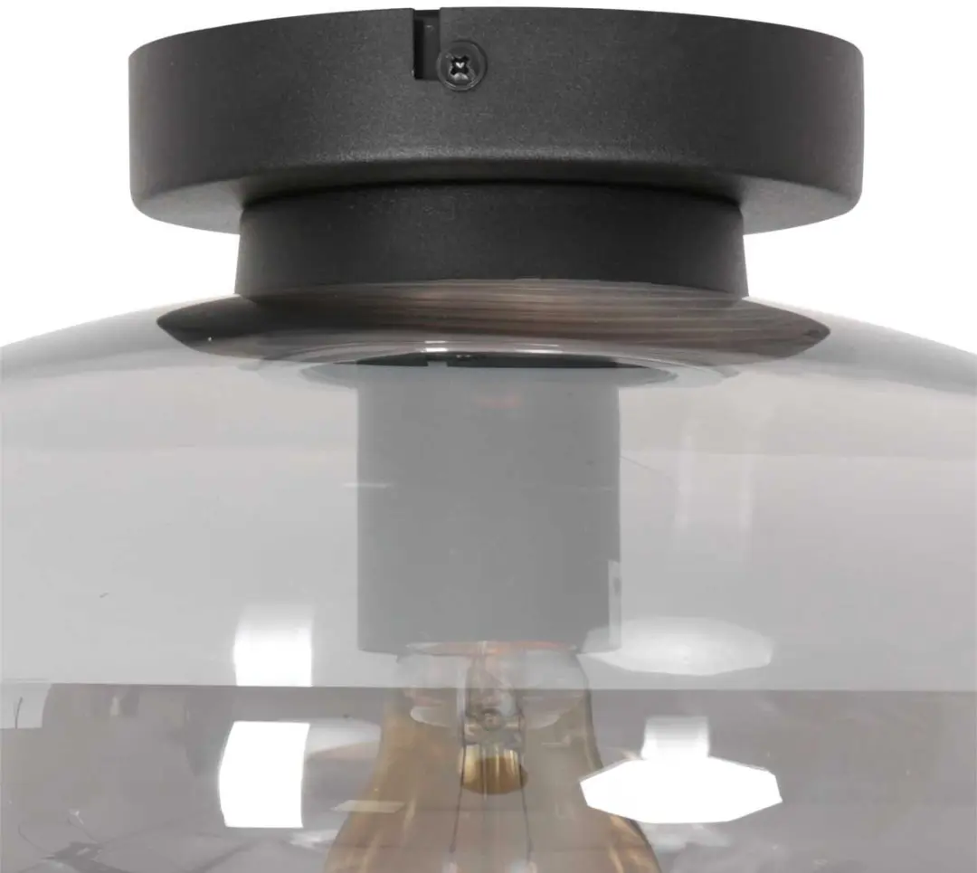 Steinhauer Reflexion 3388ZW Plafondlamp 30cm - Zwart