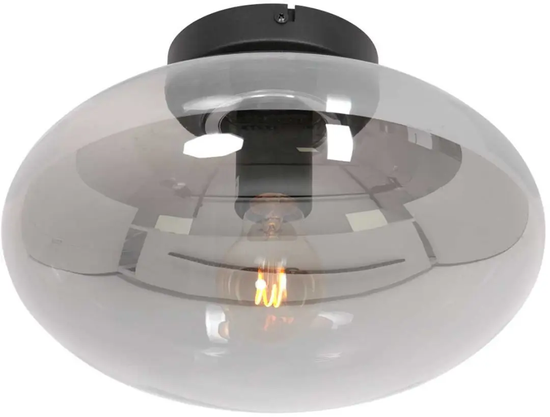 Steinhauer Reflexion 3388ZW Plafondlamp 30cm - Zwart